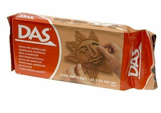 Das klei , Terracotta 1 kg &ndash; foto van klei