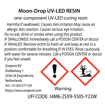 UV-LED Resin 30 g "Moon Drop"