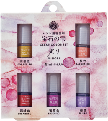 Clear Color Set Traditional Japan Red Minori &ndash; foto van product
