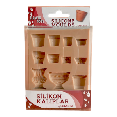 Smarta Silicone Mold - Flower Pots &ndash; foto van siliconen mal