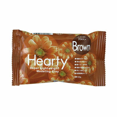 Hearty Brown &ndash; foto van lucht drogende klei