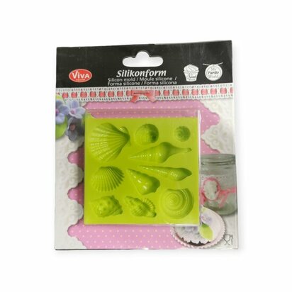 Viva silicone mould Shells &ndash; foto van mallen