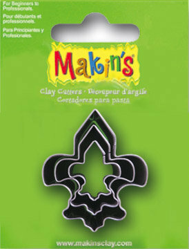 Stainless Steel Cutter Fleur De Lis 3 PC Set &ndash; foto van mallen