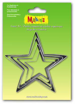 Stainless Steel Cutter Star 4 PC Set &ndash; foto van mallen