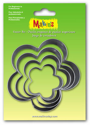 Stainless Steel Cutter Flower 4 PC Set &ndash; foto van mallen