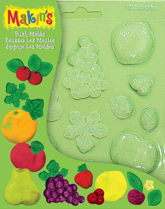 Pushmold Fruits &ndash; foto van kunststof mal