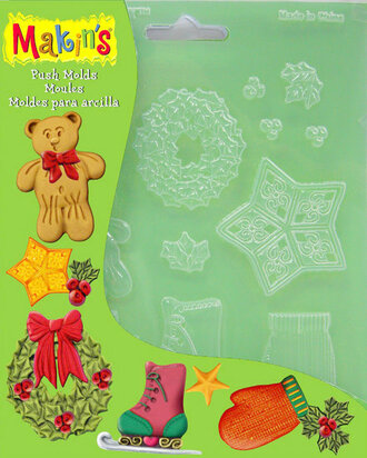 Pushmold Christmas Decor &ndash; foto van kunststof mal