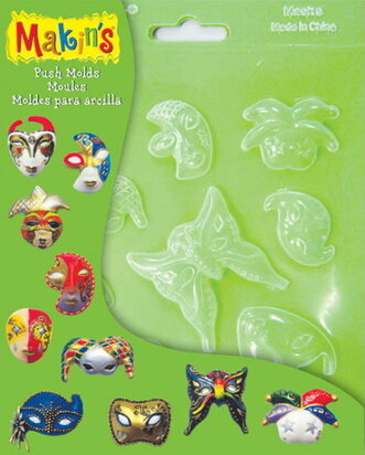 Pushmold Masks &ndash; foto van kunststof mal