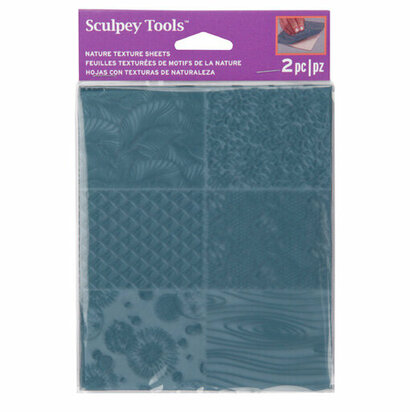 Sculpey Texture Sheets -- Nature &ndash; foto van polymeerklei