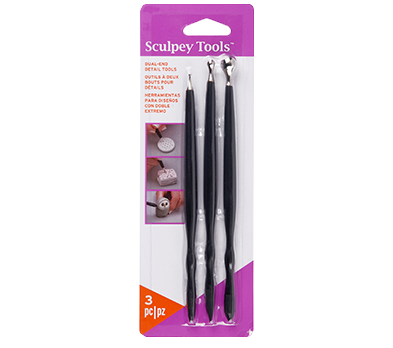 Sculpey Dual End Tools, set van 3 &ndash; foto van polymeerklei