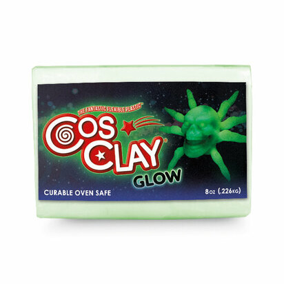 Cosclay ELEMENTS: Glow-green &ndash; foto van polymeerklei