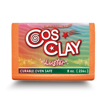Cosclay LUSTER - Sunrise Orange &ndash; foto van polymeerklei