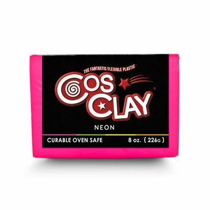 Cosclay NEON - Magenta &ndash; foto van polymeerklei