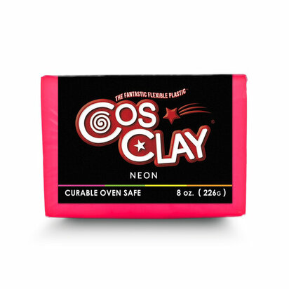 Cosclay NEON - Pink &ndash; foto van polymeerklei