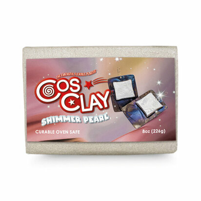 Cosclay Shimmer Pearl &ndash; foto van polymeerklei