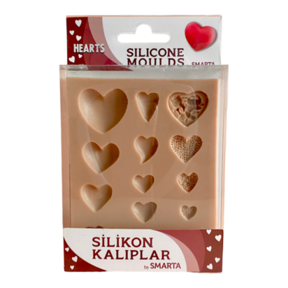 Smarta Silicone Mold - Hearts &ndash; foto van siliconen mal