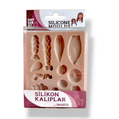 Smarta Silicone Mold - Baby Hair Set &ndash; foto van siliconen mal