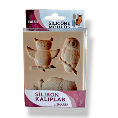 Smarta Silicone Mold - Owl Set &ndash; foto van siliconen mal