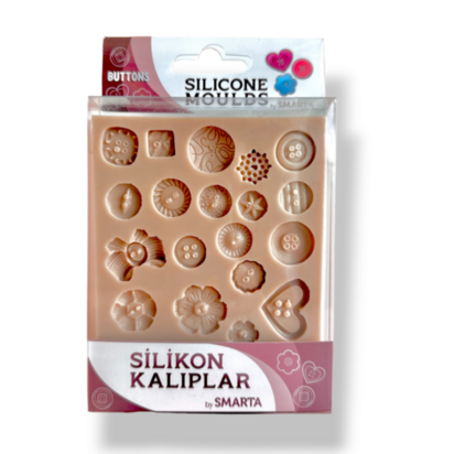 Smarta Silicone Mold - Buttons &ndash; foto van siliconen mal