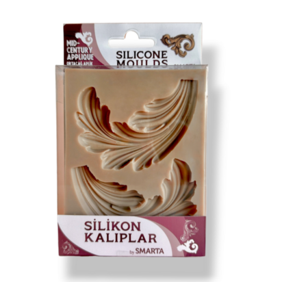 Smarta Silicone Mold - Mid-Century&nbsp;Applique &ndash; foto van siliconen mal