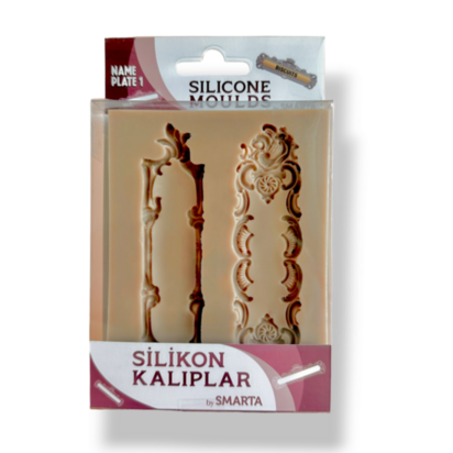 Smarta Silicone Mold - Name Plate 1 &ndash; foto van siliconen mal