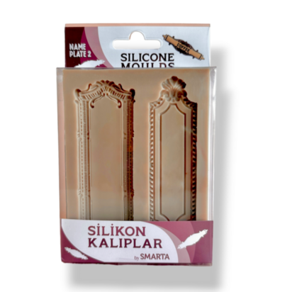 Smarta Silicone Mold - Name Plate 2 &ndash; foto van siliconen mal