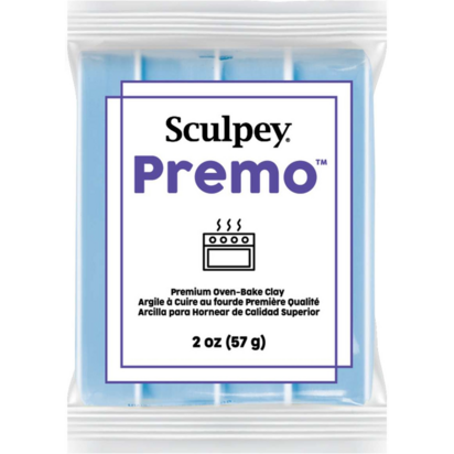 Sculpey Premo Pale Blue &ndash; foto van polymeerklei