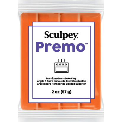 Sculpey Premo Orange &ndash; foto van polymeerklei