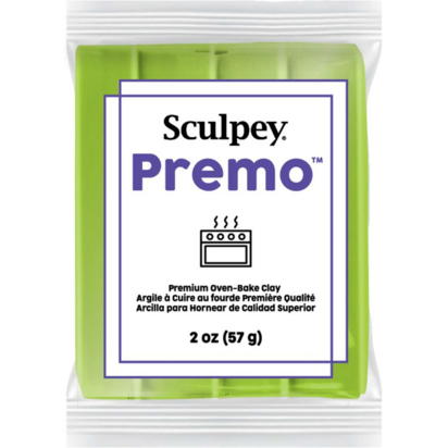 Sculpey Premo  Bright Green Pearl &ndash; foto van polymeerklei