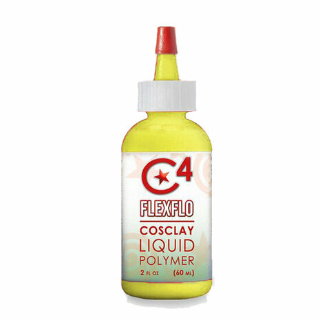 Cosclay Flexflo Deco Yellow &ndash; foto van polymeerklei