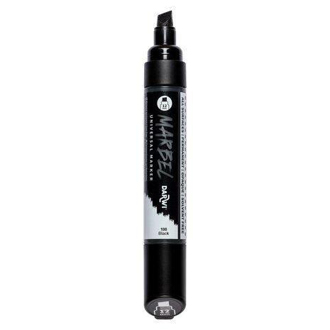 MARBEL marker 12mm zwart N&deg;100