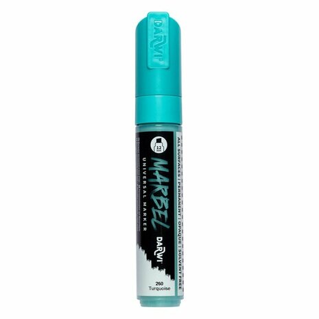 MARBEL marker 12mm turkoois &ndash; foto van acrylmarker