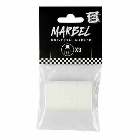 MARBEL vervangpunten marker 15mm (3st) &ndash; foto van acrylmarker