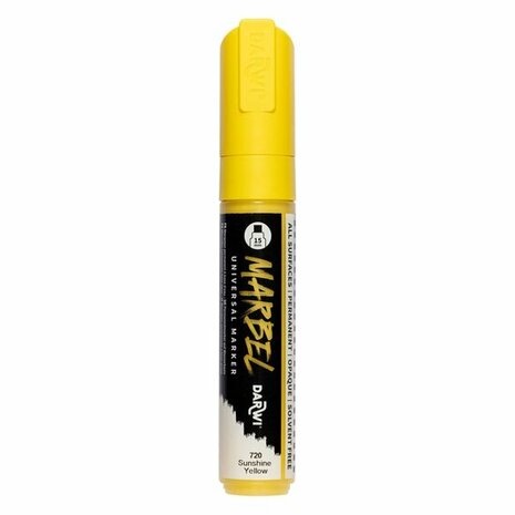 MARBEL marker 15mm zonnegeel &ndash; foto van acrylmarker