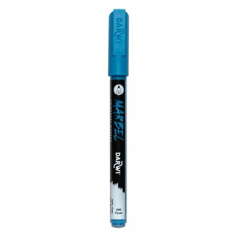 MARBEL marker 2mm cyaan &ndash; foto van acrylmarker