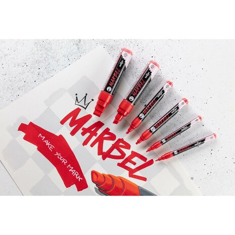 MARBEL marker 2mm klaproos N&deg;480