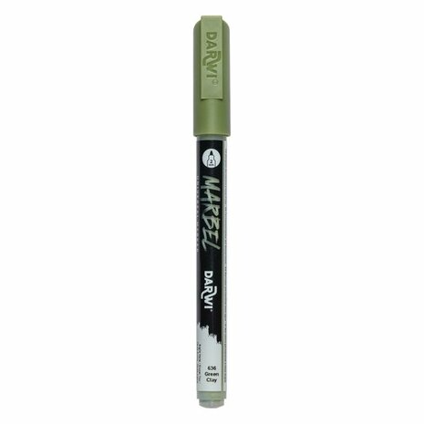 MARBEL marker 2mm groene klei &ndash; foto van acrylmarker