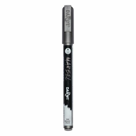 MARBEL marker 2mm zwart metallic &ndash; foto van acrylmarker