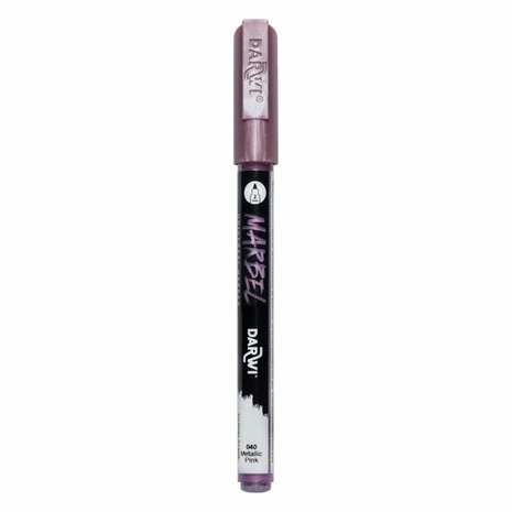 MARBEL marker 2mm roze metallic &ndash; foto van acrylmarker