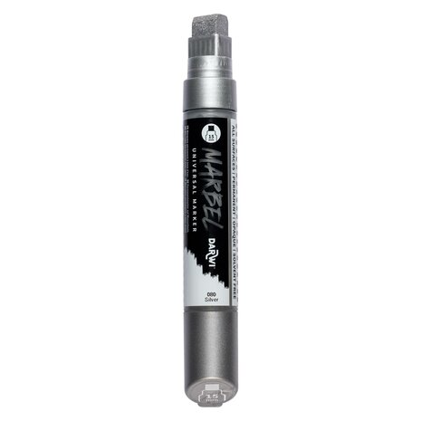 MARBEL marker 15mm zilver N&deg;080