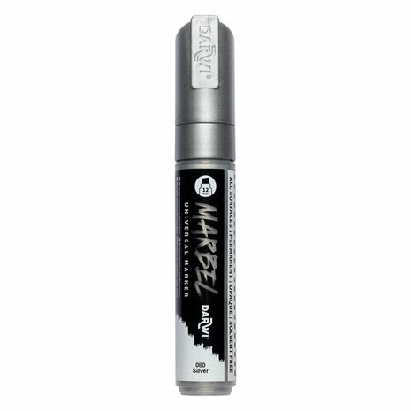MARBEL marker 12mm zilver &ndash; foto van acrylmarker