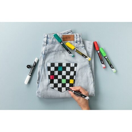 MARBEL marker 6mm klaproos N&deg;480