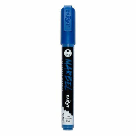 MARBEL marker 6mm saffier blauw &ndash; foto van acrylmarker