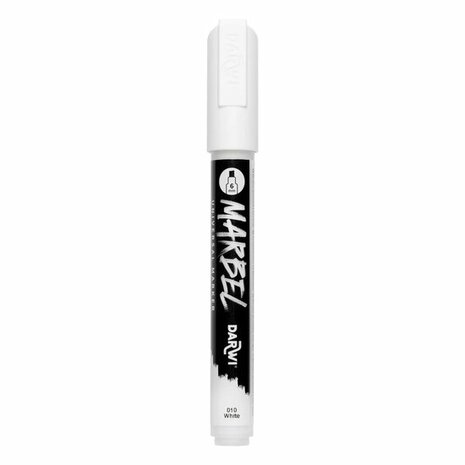 MARBEL marker 6mm wit &ndash; foto van acrylmarker
