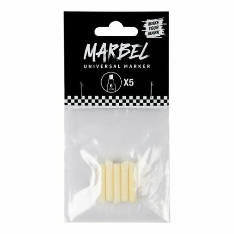 MARBEL vervangpunten marker 6mm (5st) &ndash; foto van acrylmarker
