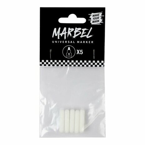 MARBEL vervangpunten marker 4mm (5st) &ndash; foto van acrylmarker