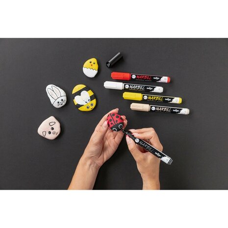 MARBEL marker 4mm klaproos N&deg;480