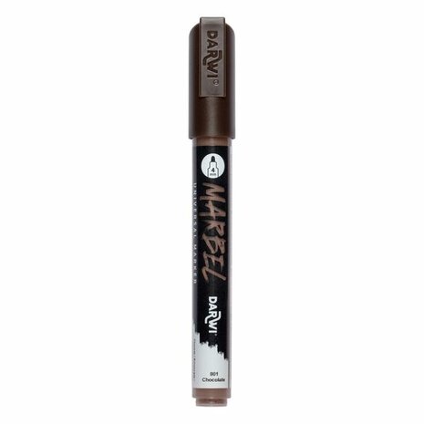 MARBEL marker 4mm chocolade &ndash; foto van acrylmarker