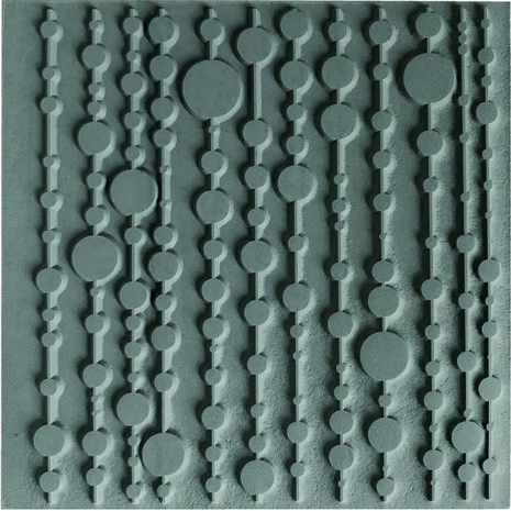 Cernit Texture Mat Pop Curtain &ndash; foto van polymeerklei