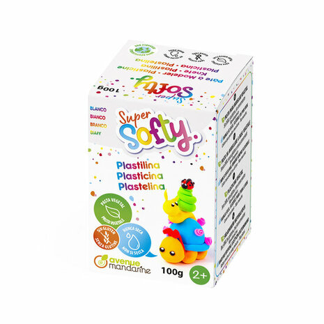 Super Softy Box 100g White &ndash; foto van klei